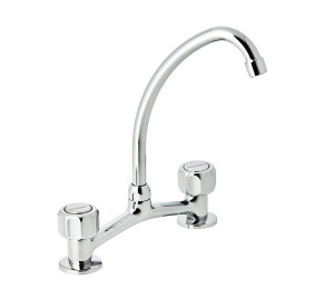Mezclador mesada 8" caño tubo GAMMA